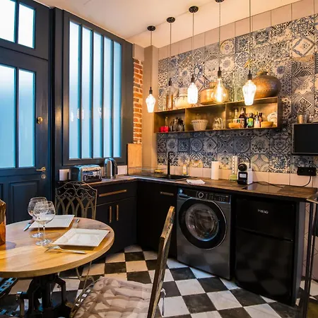 Luxury Industrial Suite With Private Hammam At Paris Montparnasse-3